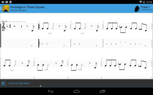 Guitar Tab Viewer android App screenshot 2